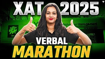 XAT 2025 Countdown | Final Revision Marathon for Verbal Practice!!