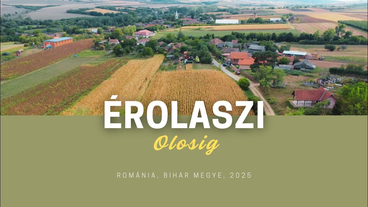 BIHAR : ÉROLASZI / Olosig, Érolaszi-tó, református templom és az elhagyatott kultúrház (259)