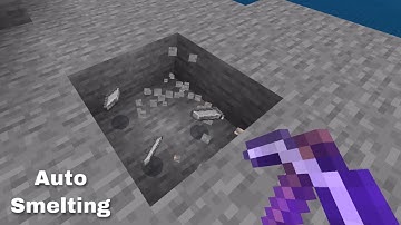 How to Make an Auto Smelting Pickaxe
