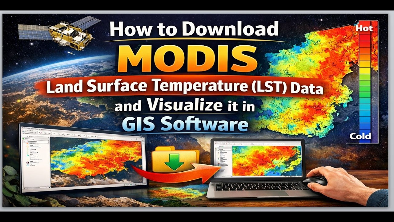 How to download MODIS Land Surface Temperature (LST) Data and Visualize ...