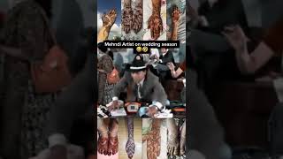 Pov:Only mehndi artist can relate 😂 #Instagram id @miss_mehnaz_mehndi #capcuttemplet used #viral