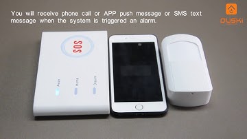 Small-Sized Wireless WiFi/GSM Intruder Alarm System with SOS Emergency Alarm