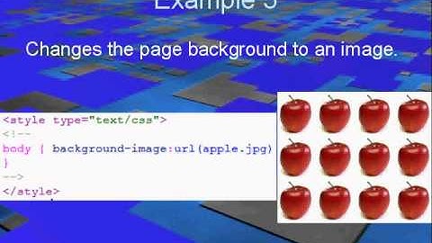 Embedded Style Sheets