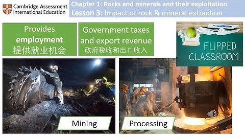 IGCSE - Environmental Management (Impact of rock and mineral extraction)