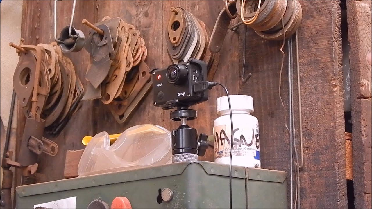 How to make a very small magnetic camera mount - YouTube