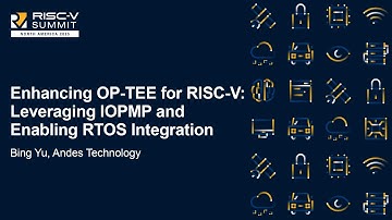 Enhancing OP-TEE for RISC-V: Leveraging IOPMP and Enabling RTOS Integration - Bing Yu