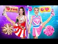Poor Popular vs Rich Unpopular Cheerleader! Who Will Be the Best Cheerleader