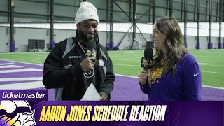 Aaron Jones Reacts to Week 1 vs. Packers & Playing in Mexico City | 2026 Vikings Schedule