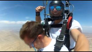 Skydive Moab - Tim's 1st Skydive!