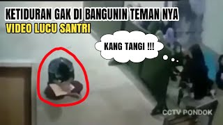 Video Viral Lucu !!! Santri Putra Ketiduran Waktu Ngaji di Bangunin Santri Putri