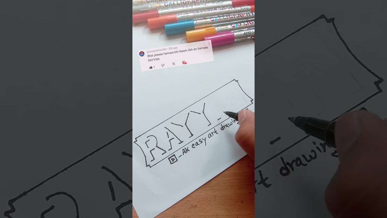 Amazing RAYYAN Shadow Name |