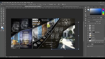 architecture poster template PSD (Architecture Presentation Sheet) - Num9
