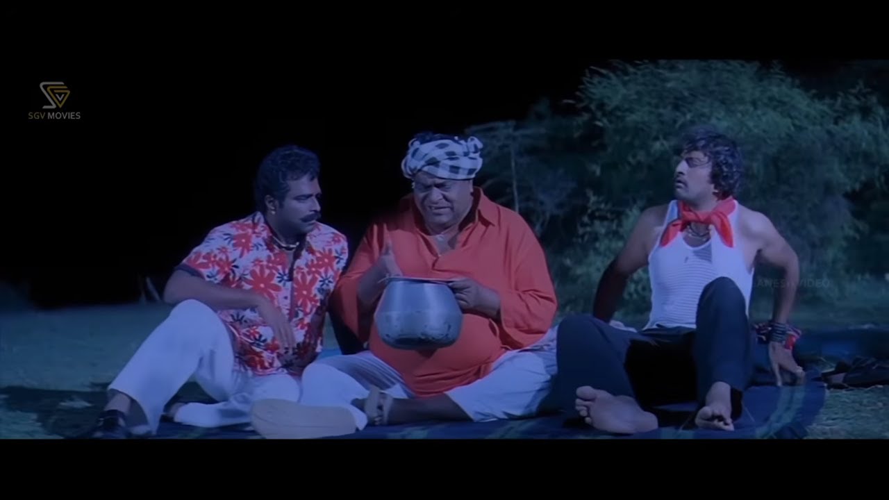 Food Not Enough For Doddanna Super Comedy Scene | Sudeep, Rockline| Kaamannana Makkalu Kannada Movie