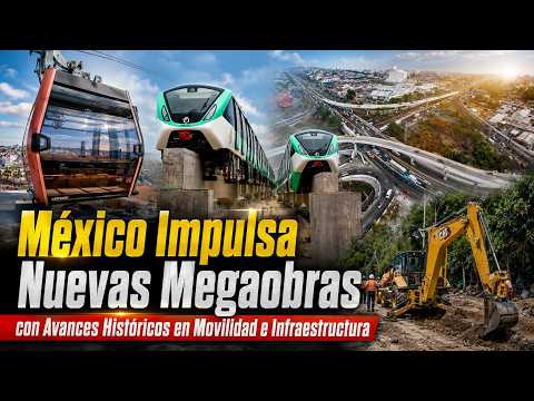 México Impulsa Nuevas Megaobras con Avances Históricos en Movilidad e Infraestructura