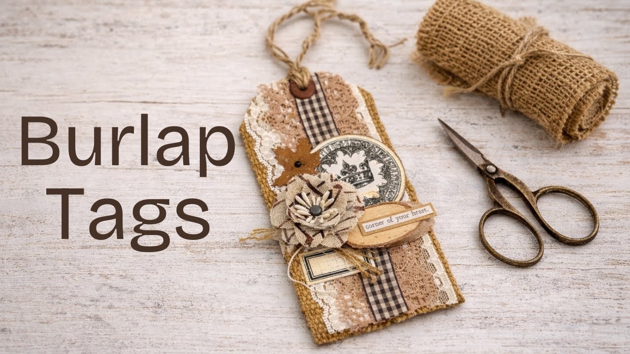 Using Burlap in Junk Journals: Three Different Styles