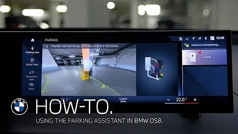 Using the Parking Assistant in BMW Operating System 8 - BMW How-To