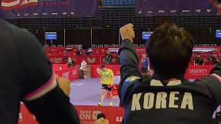 tabletennis Ittf Wttc 2021 Men Singles Lin Yunju Taiwan Vs Lim Jonhoon Korea