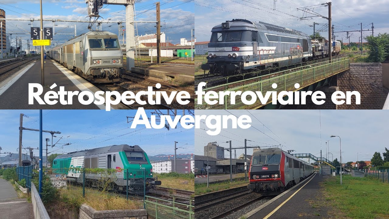 Rétrospective ferroviaire en Auvergne (été 2025)
