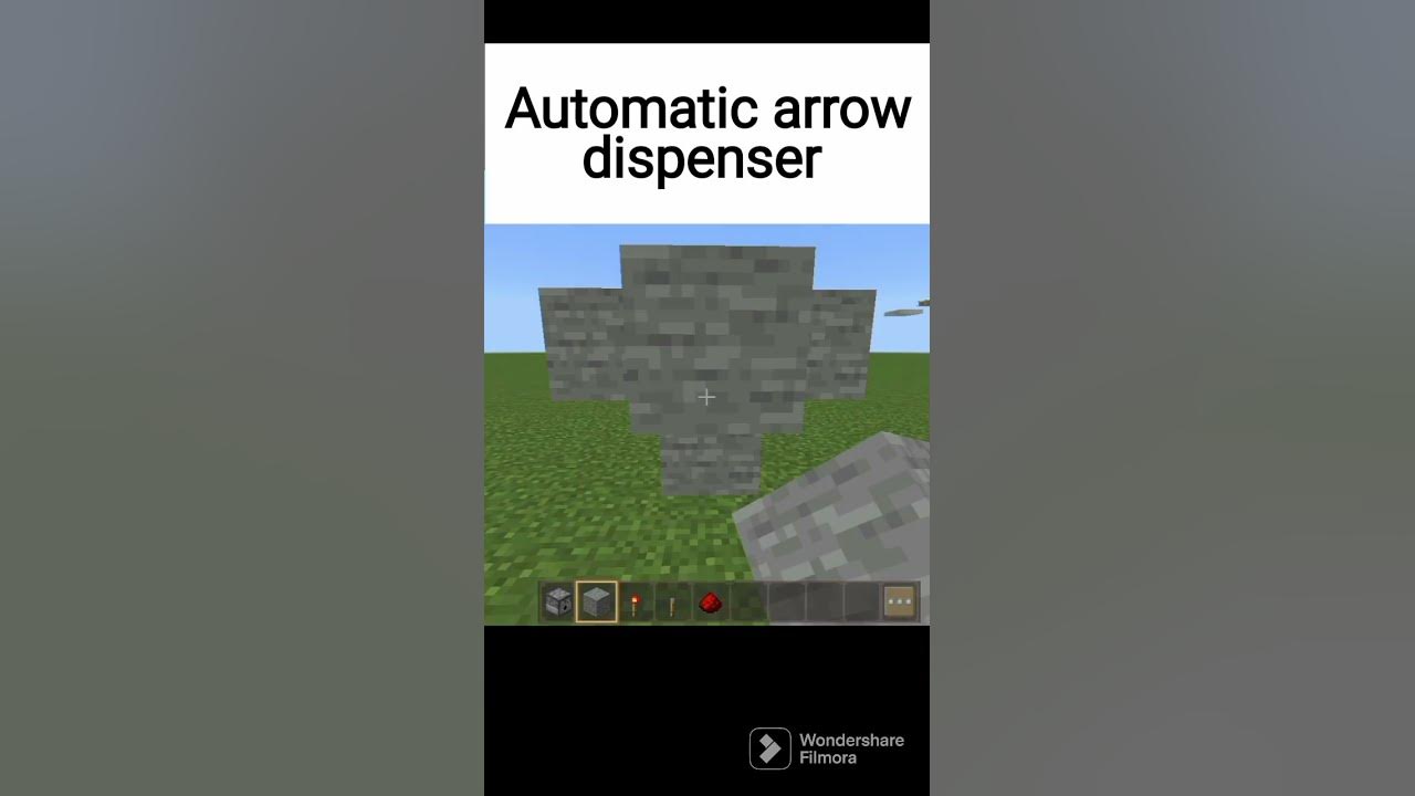 Automatic arrow dispenser Tutorial shorts minecraft YouTube