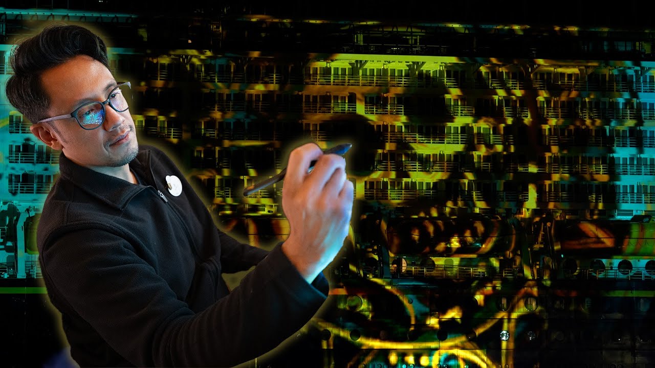 How Disney Created the Spectacular Christening Projection Show for the Disney Destiny