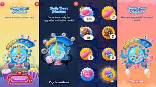 New Season Daily Treat Machine | How To Get Free Booster | Candy Crush Saga | Candy Crush  screenshot 5