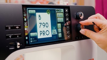 Multi-line Lettering and aligning embroidery designs with the BERNINA 790 PRO