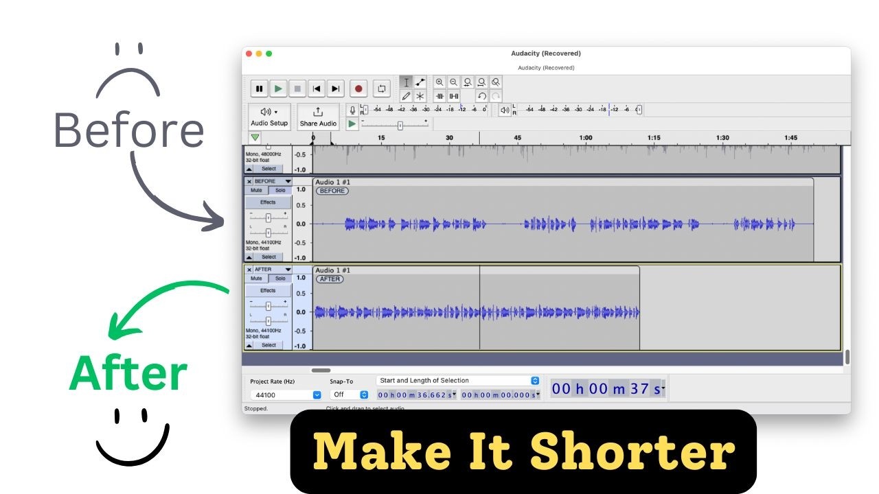 How To Reduce the Length of Silences and Pauses (Automatcally ...