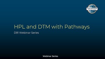 HPL and DTM projects with Pathways