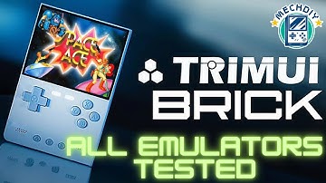 TRIMUI BRICK RETRO  HANDHELD CONSOLE - BY MECHDIY - SMALL WITH AN ENDLESS GAMES ROOM