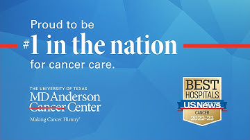 What makes MD Anderson #1?