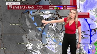 Monday Night Forecast: Frigid wind chills, blowing snow