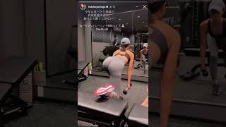 元ミス青学　山賀琴子　ジム　トレーニング動画 ＃shorts