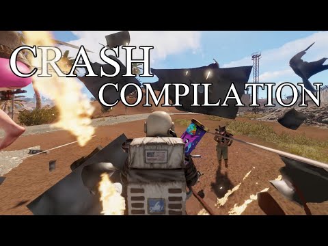 Crash Compilation / Minicopter at Outpost | Rust #Shorts