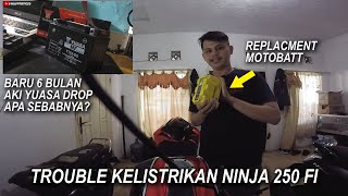 Analisa kerusakan ninja 250cc aki tekor!!!cara mengatasi ninja 250 aki tekor(tidak mau ngisi)