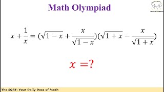 Cardanos Formula Math Olympiad Radical