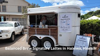 Hawaii Coffee Balanced Brew Lattes In Haleiwa, Hawaii