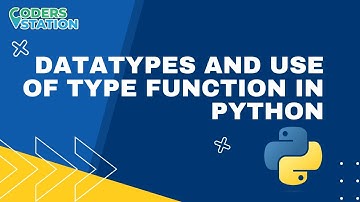 Datatypes and use of type function in Python|Mastering Datatypes:The Ultimate Guide to type function