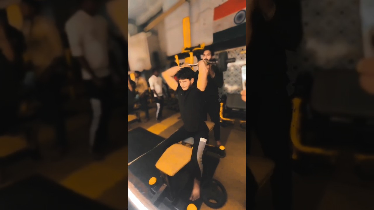 tricep workout gym partner ke sath 💪 