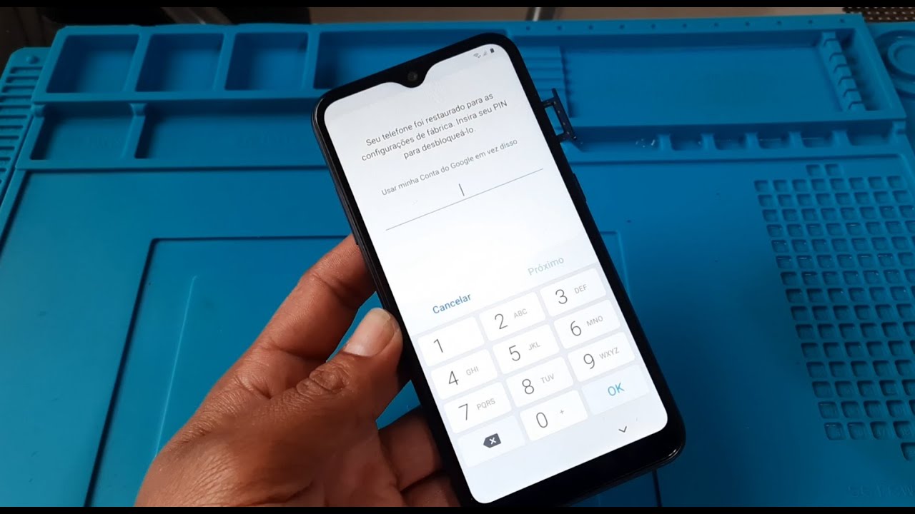 Conta Google A01 patch de julho 2020 não desce barra de notificações método novo