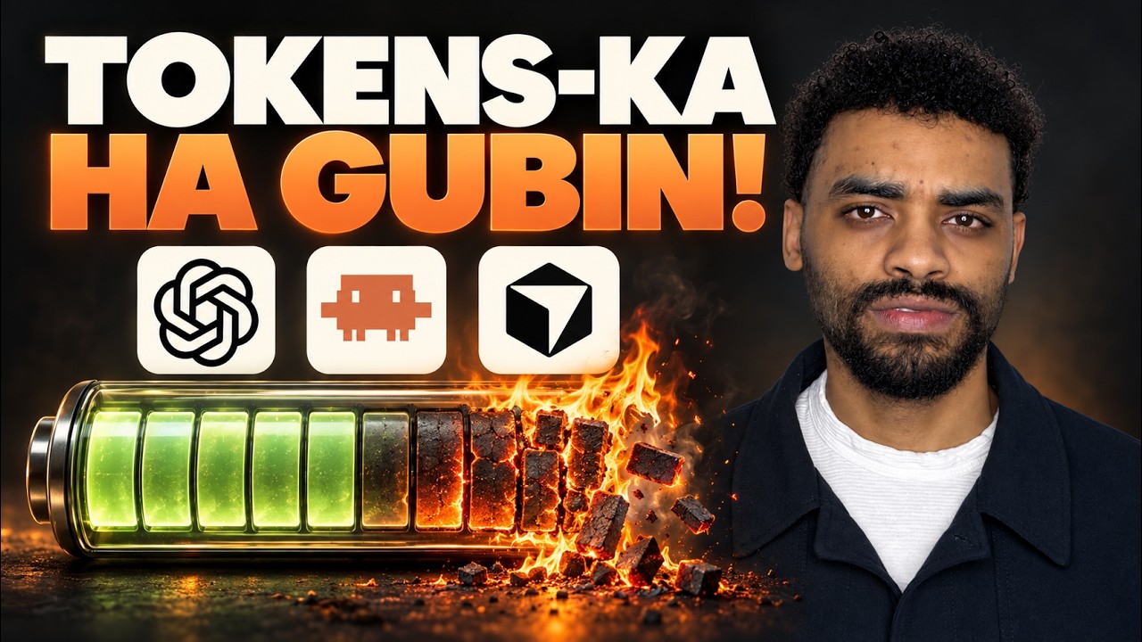 Tokens-ka Ha Gubin! Sida Loo Yareeyo Usage-ka Codex, Claude Code & Cursor
