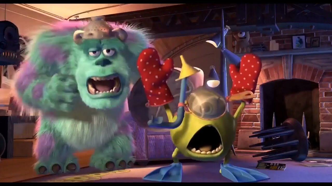 Monsters Inc - Apartment scene but it has a robot effect