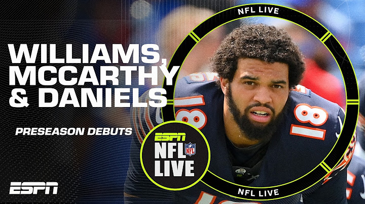 Preseason Debut Recaps: Caleb Williams, J.J. McCarthy, Jayden Daniels and more 🏈 | NFL Live