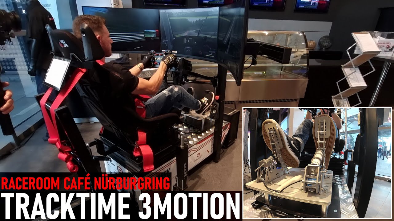 TrackTime 3Motion Triple Screen Motion Simulator & Ascher-Racing F64 USB
