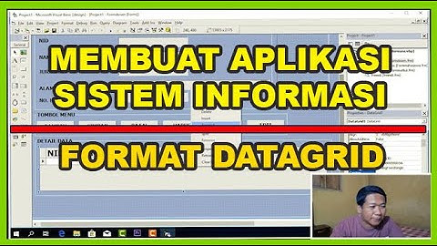 MICROSOFT VISUAL BASIC FORMAT DATAGRID YANG JARANG DIKETAHUI