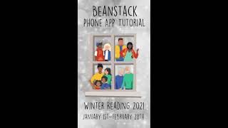 2021 Kid's Winter Reading Beanstack Phone App Tutorial