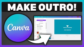How To Design A YouTube End Screen In Canva For Free - (Free Outro Tutorial)