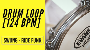 Ride Funk Drum Loop - 124 BPM - Migsdrummer