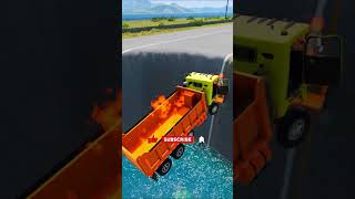 😰BIGG small cars JUMPS🥶#short#beamng#challange#zipper#crash#football