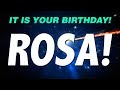 HAPPY BIRTHDAY ROSA! This is your gift.