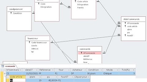 اسهل طريقة لانشاء table Microsoft Access  شرح شامل بالدارجة المغربية  الجزء 1